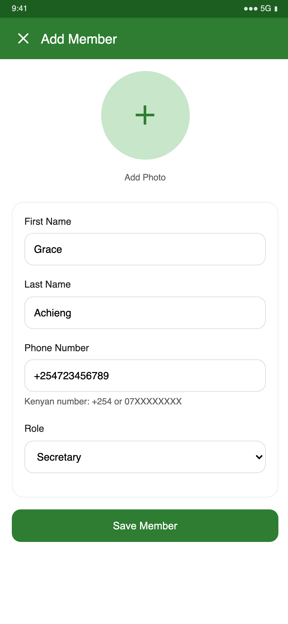 Add member